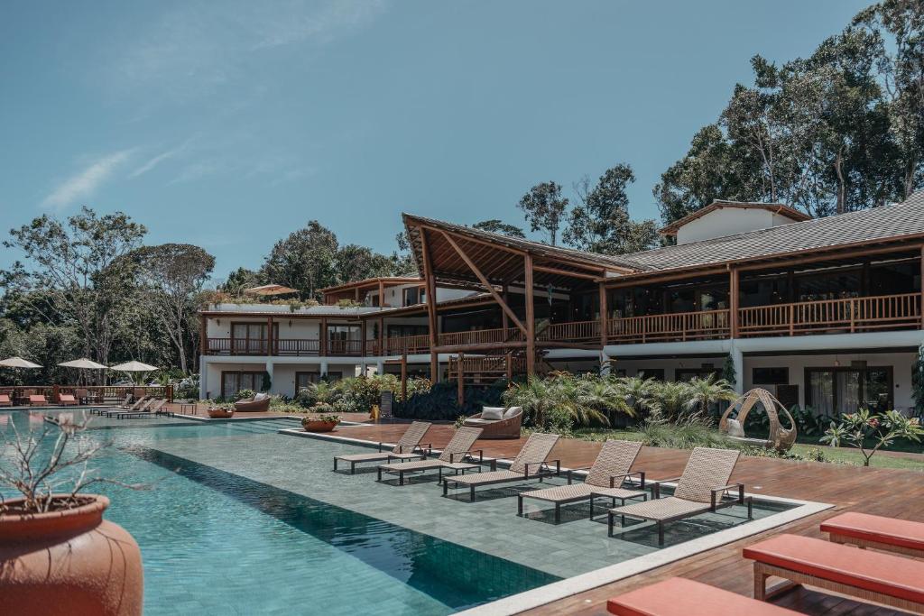 Bazén v ubytování Aysú Trancoso Boutique Hotel nebo v jeho okolí