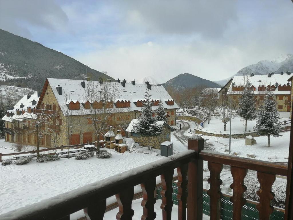 Výhľad na hory alebo výhľad na hory priamo z apartmánu