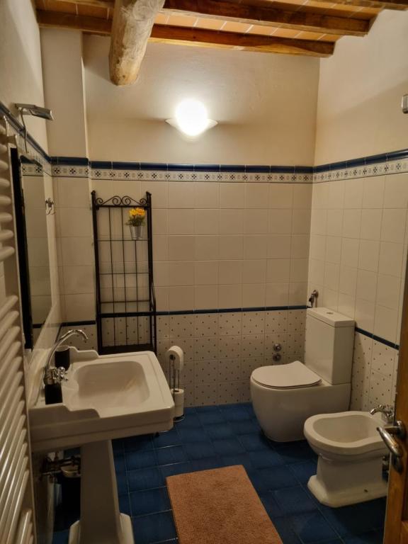 Kúpeľňa v ubytovaní Podere Vecci