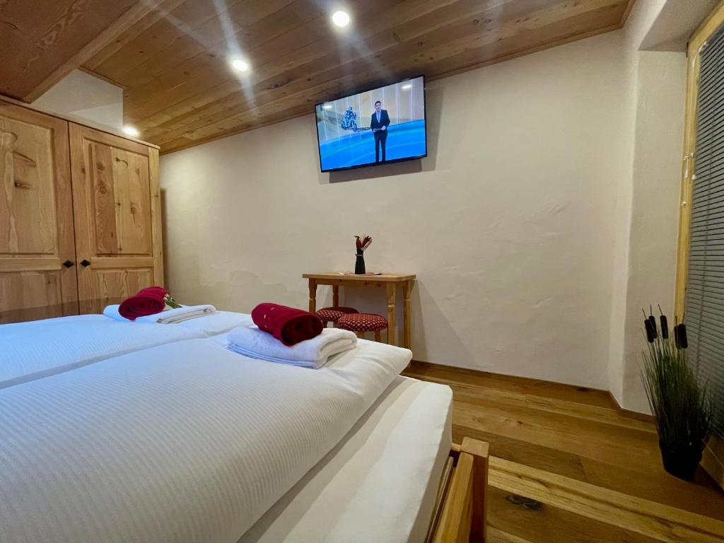 Postel nebo postele na pokoji v ubytování Hotel ŠURC