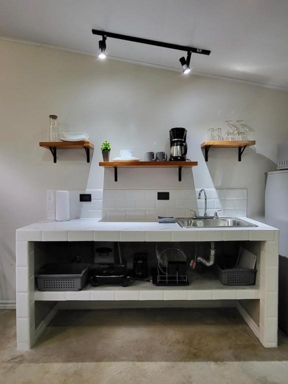 Kuchyň nebo kuchyňský kout v ubytování Casa del Café - Loft