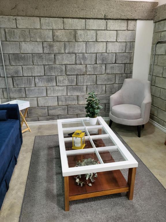 Posezení v ubytování Casa del Café - Loft