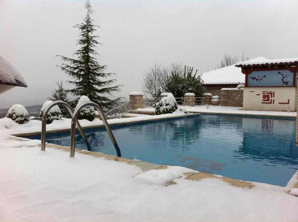 Kyriaki Guesthouse & Suites v zimě