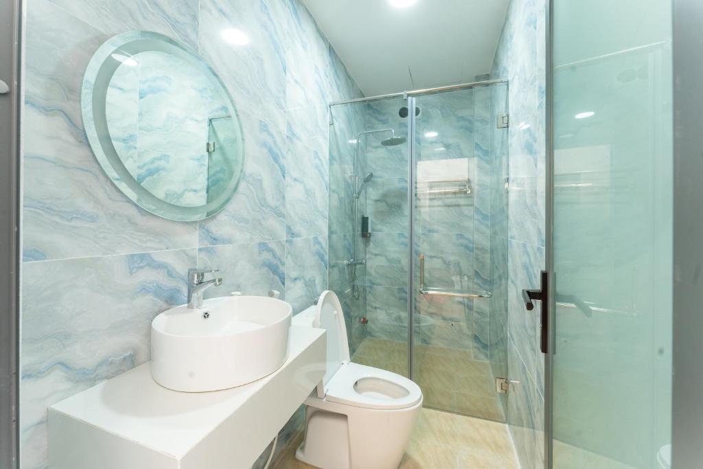 Koupelna v ubytování Homestay Bảo Châu - Nhơn Lý Quy Nhơn