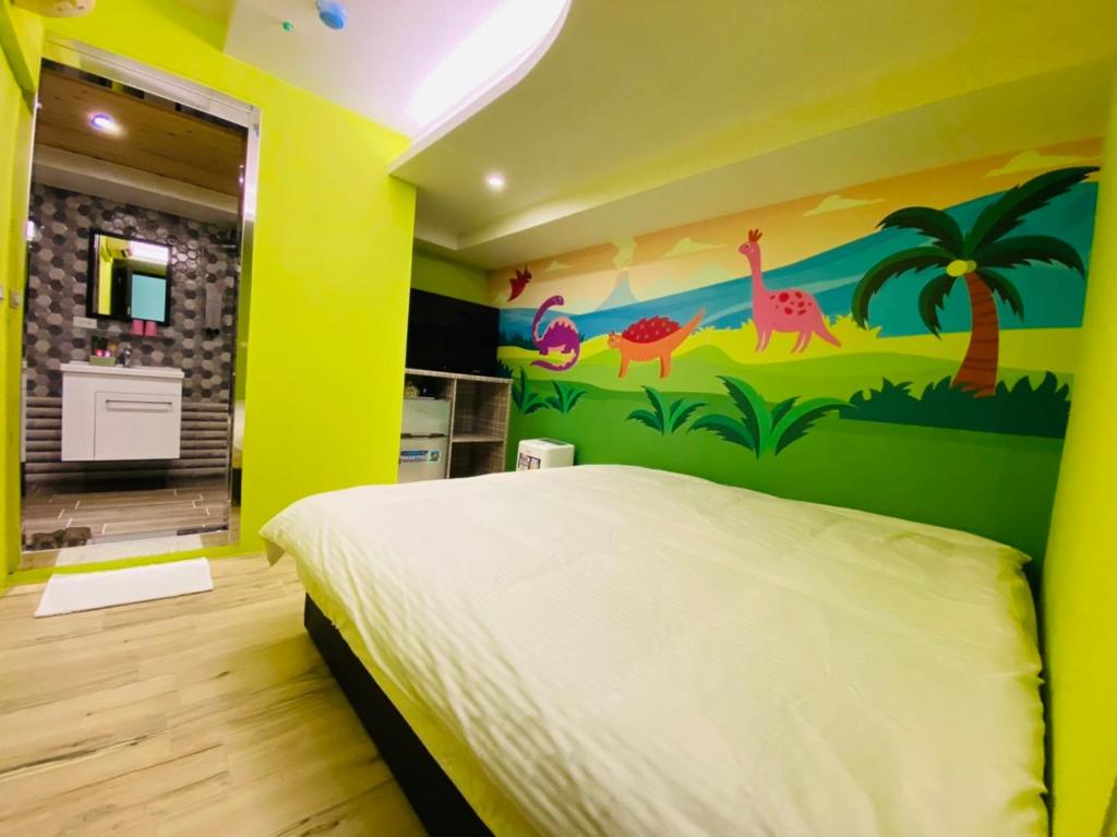 Postel nebo postele na pokoji v ubytování Have Fun Hotel