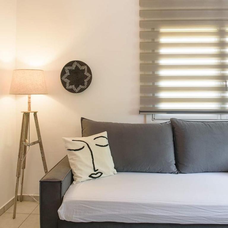 Postel nebo postele na pokoji v ubytování Hotel Papanikolaou
