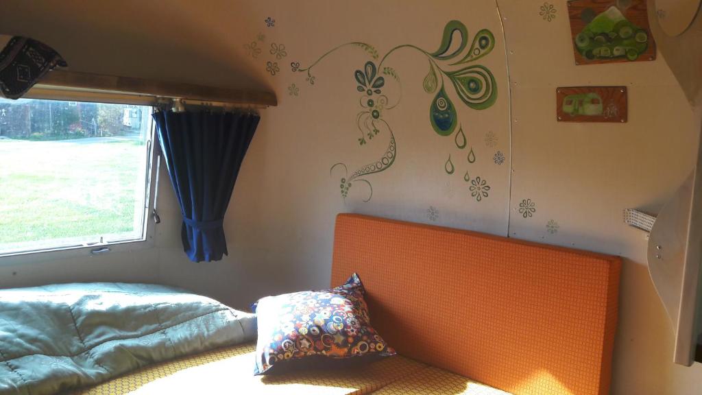 Posezení v ubytování Airstream Hotel