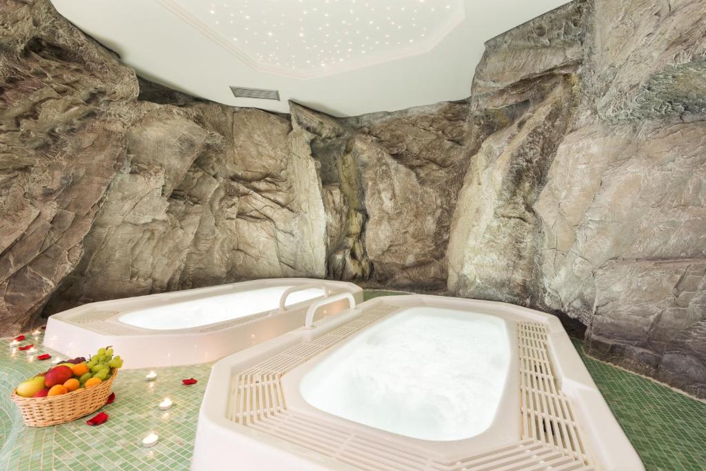 Koupelna v ubytování Hotel Klotz
