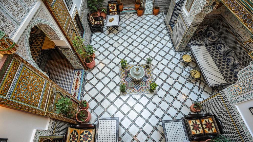 Area soggiorno di Riad Green House