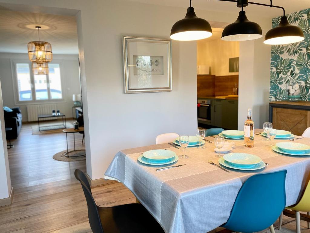 Posedenie v ubytovaní Maison cosy proche du port et des commerces