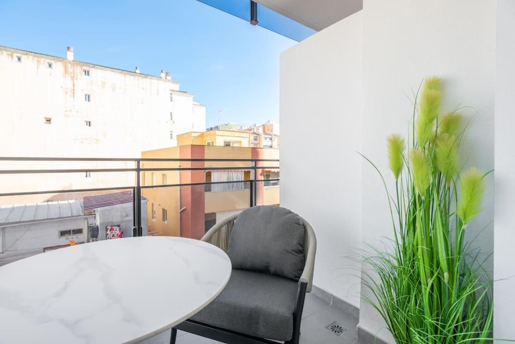 Balkón nebo terasa v ubytování Princesas Flat, Luxury Apartament near beach&metro Free Parking