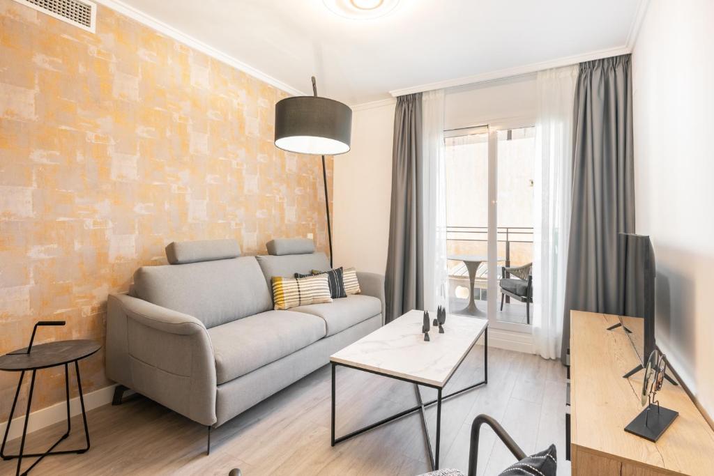 Posezení v ubytování Princesas Flat, Luxury Apartament near beach&metro Free Parking