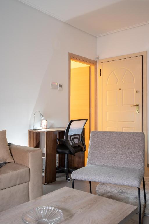Posedenie v ubytovaní Relaxing 1bd apt. w/private balcony