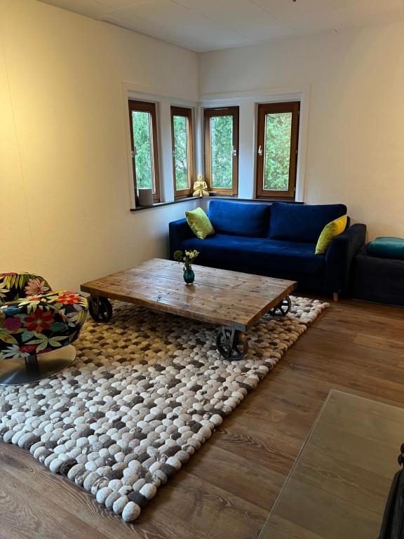 Posezení v ubytování Waldseele Appartement
