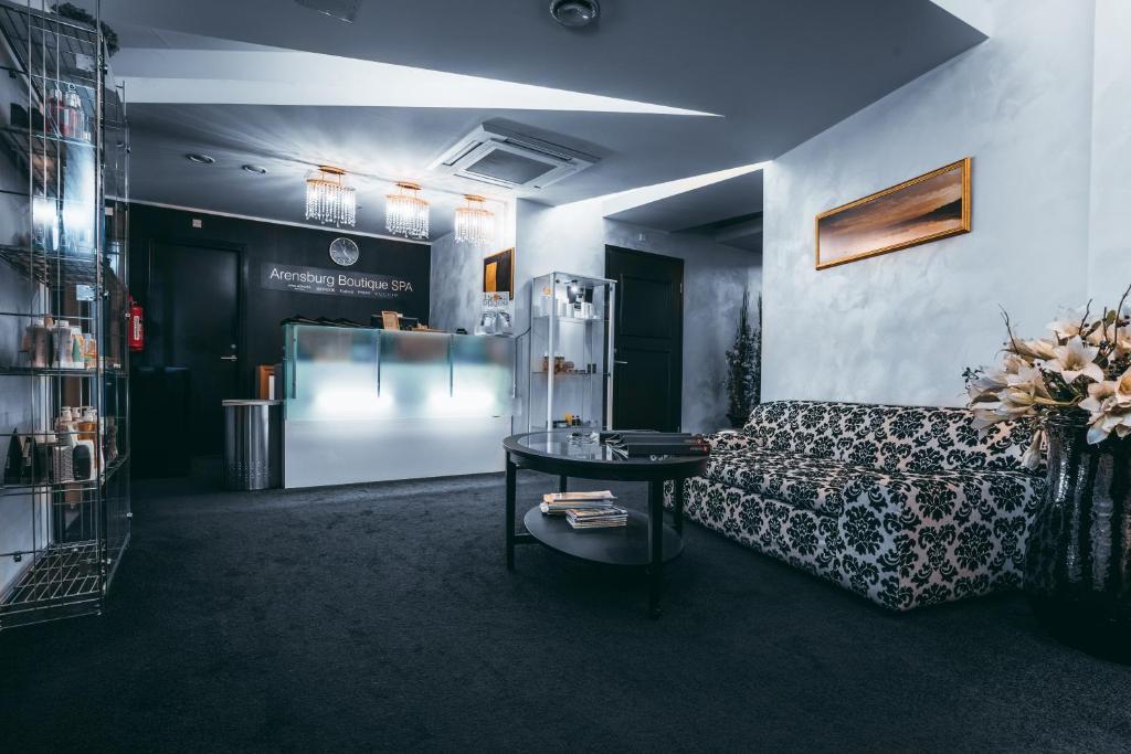 Kuchyň nebo kuchyňský kout v ubytování Arensburg Boutique Hotel & Spa