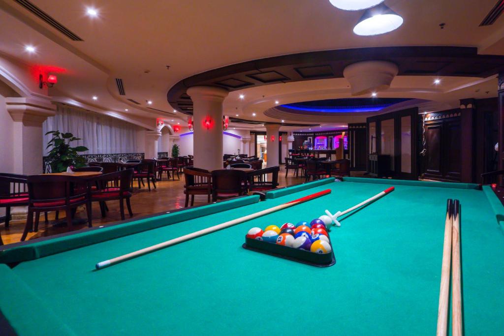 Biliár nebo kulečník v ubytování Ivy Cyrene Sharm Resort Adults Friendly Plus 13