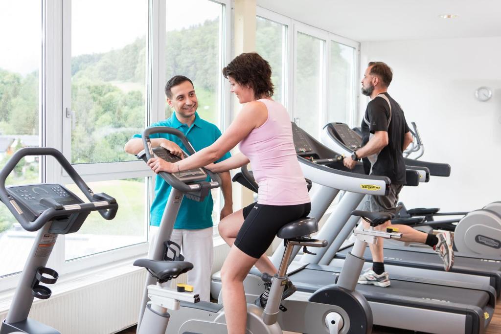 Fitness centrum a/nebo fitness zařízení v ubytování Gesundheits- & Wellness Resort St. Josef