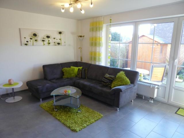 Posezení v ubytování Haus Seebär Whg. 1 Hollwert 29a 70qm