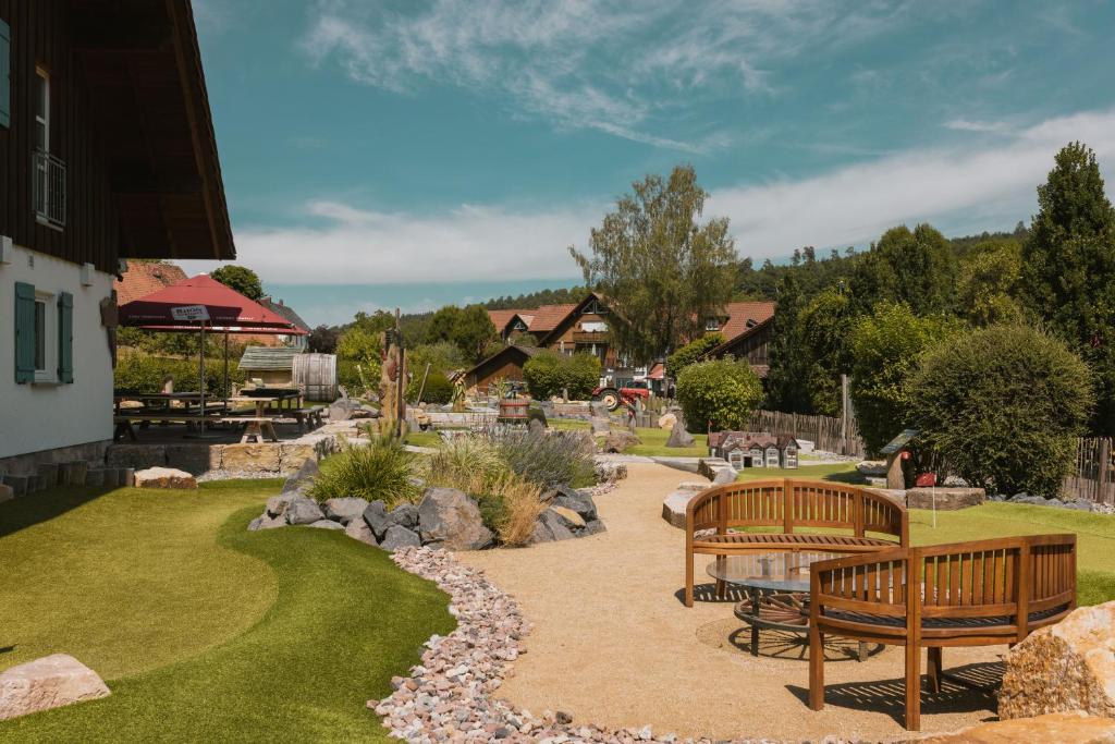 Zahrada ubytování Landgasthof Hessenmühle