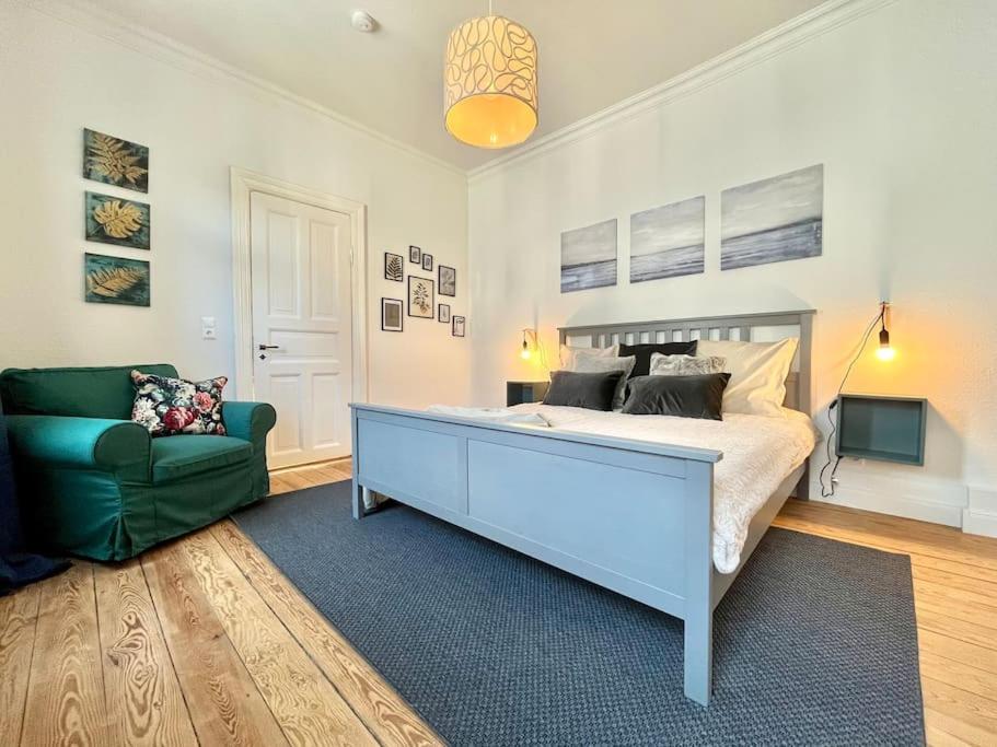 Postel nebo postele na pokoji v ubytování Duplex Villa Dünenbrise