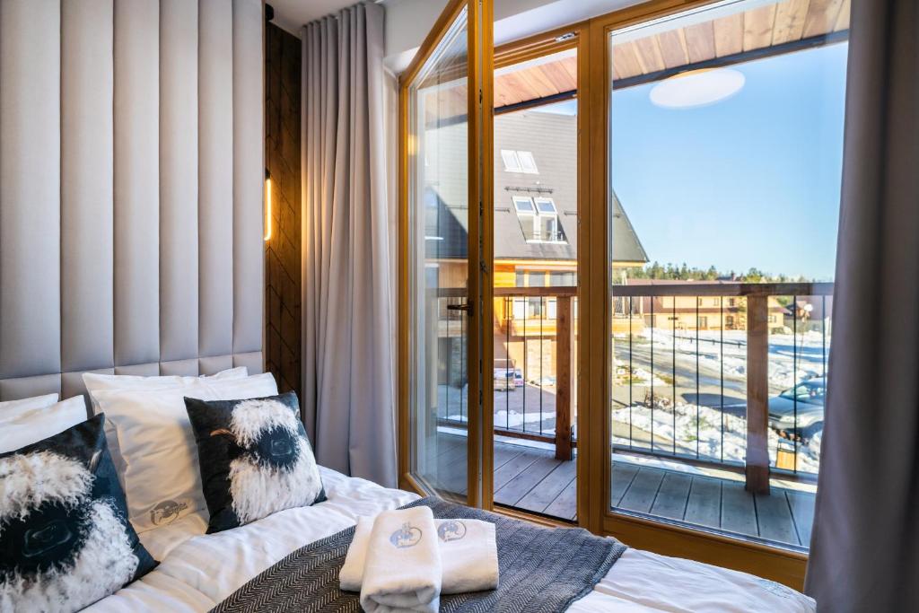 Balkón alebo terasa v ubytovaní Apartament Owca na wypasie by Apart Concept Podhale