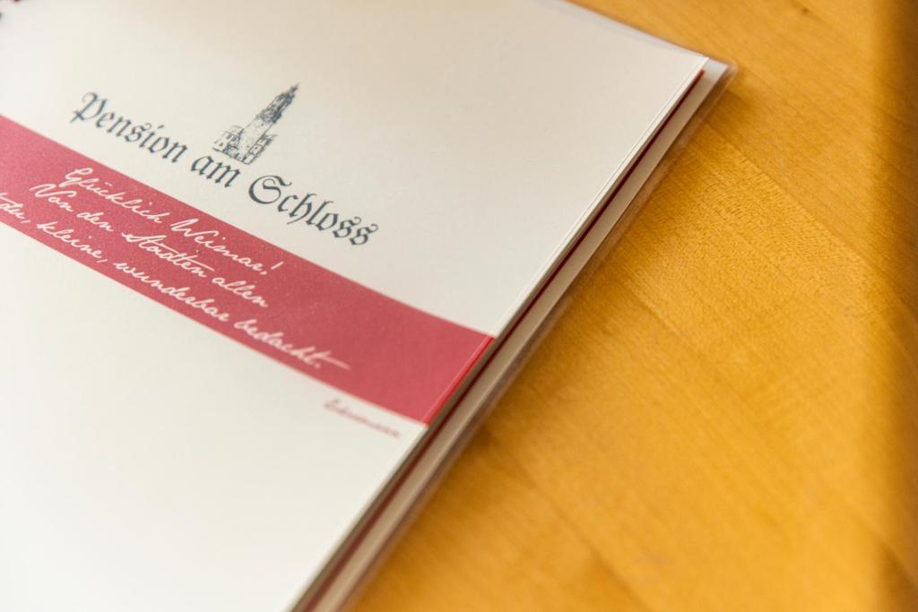 Certifikát, hodnocení, plakát nebo jiný dokument vystavený v ubytování Appartementhaus am Schloss