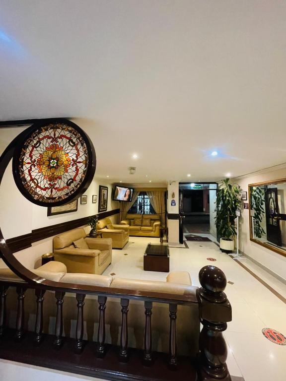 Posezení v ubytování Hotel La Sabana