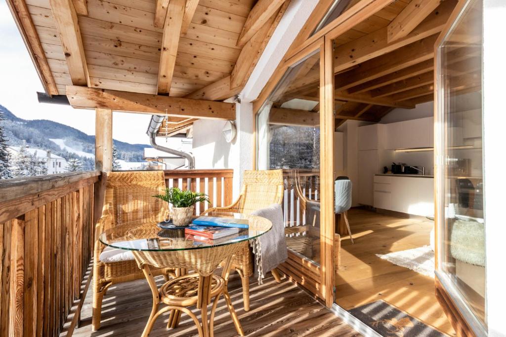 Nespecifikovaný výhled na hory nebo výhled na hory při pohledu z apartmánu