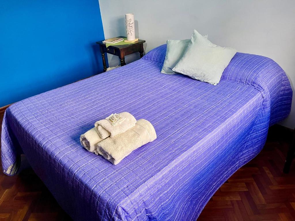 Postel nebo postele na pokoji v ubytování Tu lugar La Viña