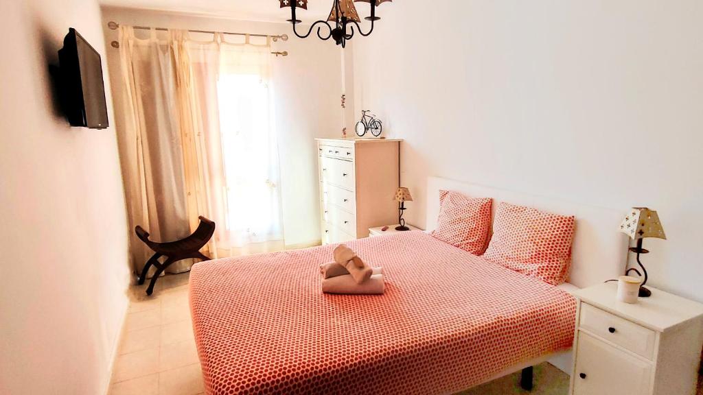 Posteľ alebo postele v izbe v ubytovaní CM 2 bd appartment near the sea