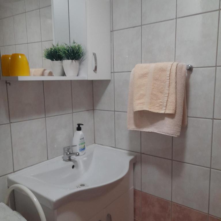 Koupelna v ubytování Apartman Tihana