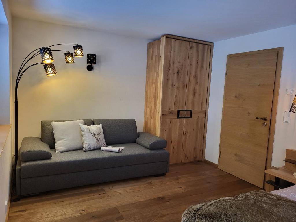 Posezení v ubytování Landhaus Schatz