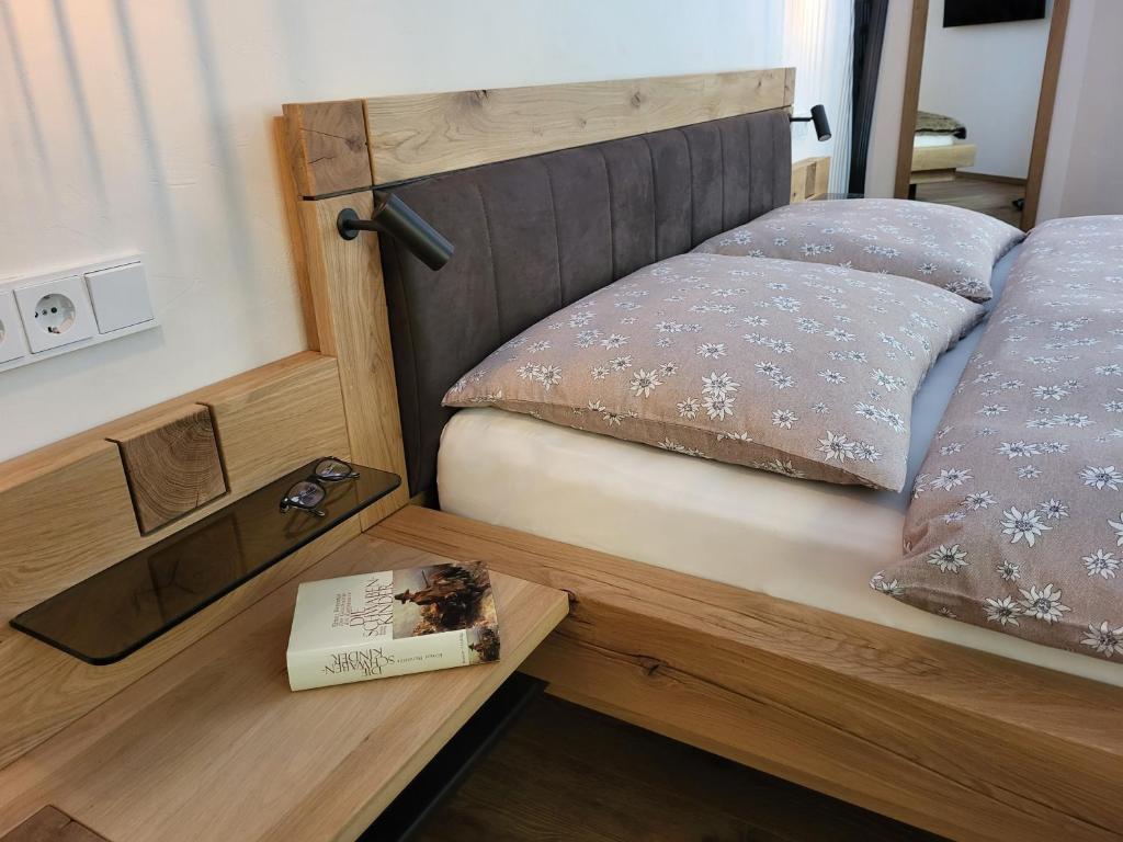 Postel nebo postele na pokoji v ubytování Landhaus Schatz