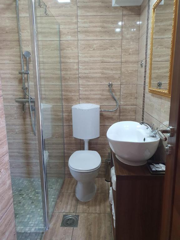 Koupelna v ubytování Bački dvor