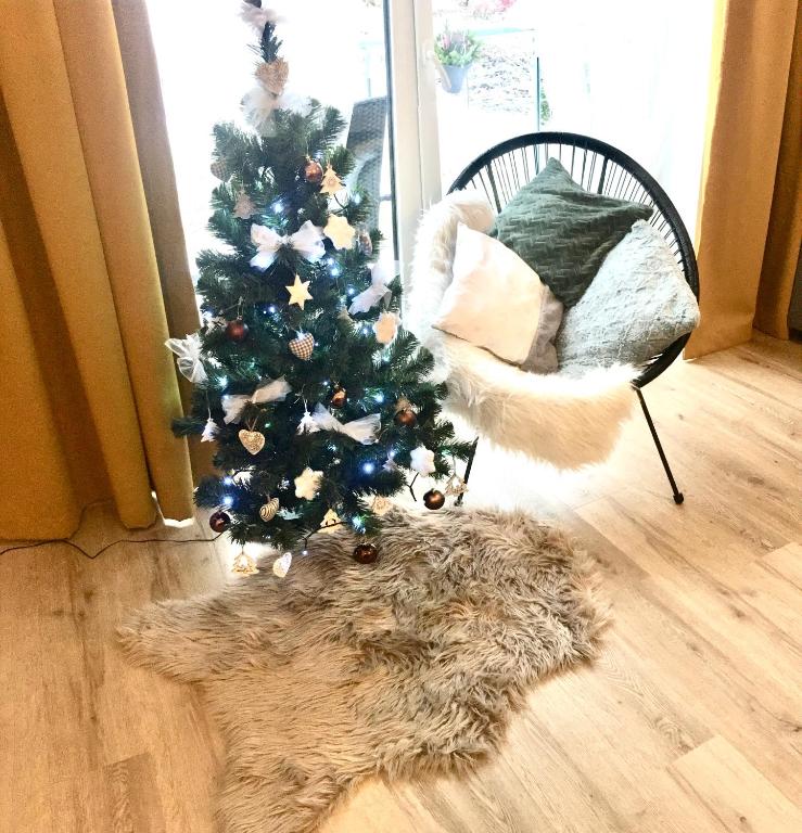 Posezení v ubytování Apartmány Trio Horní Maršov