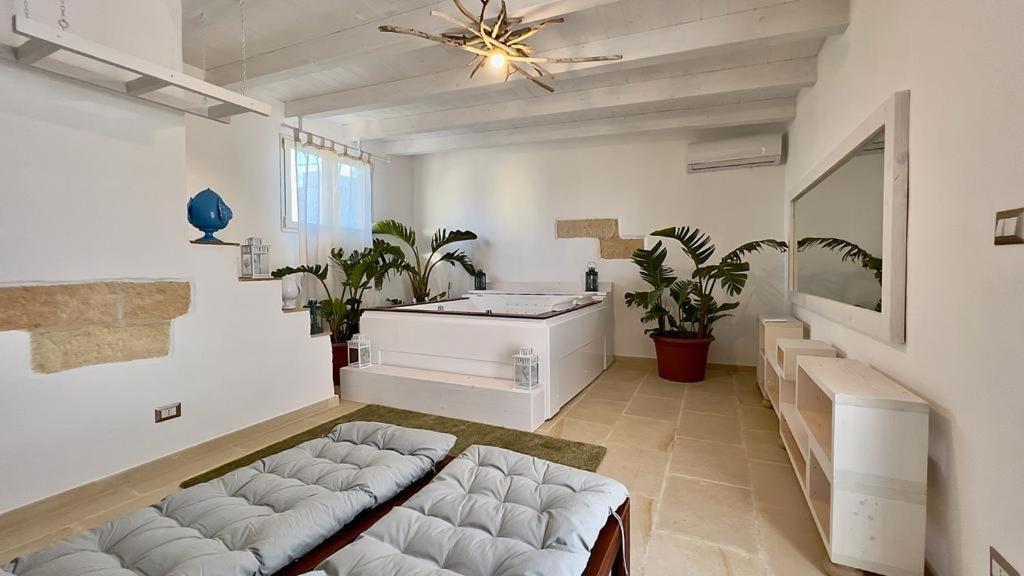 Postel nebo postele na pokoji v ubytování Vico Sauro Apartament