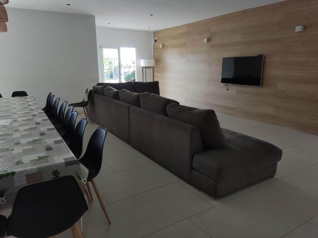 TV a/nebo společenská místnost v ubytování CASA MARISA