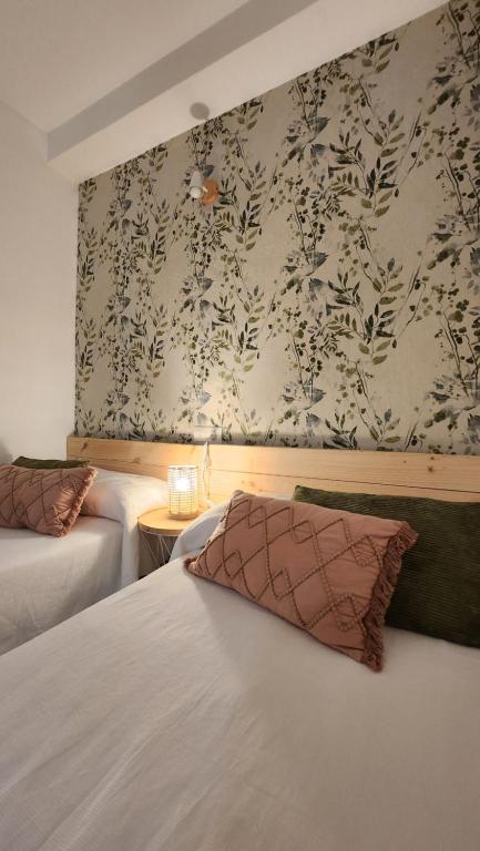 Postel nebo postele na pokoji v ubytování Apartamento Marval PLAYA DE LEVANTE