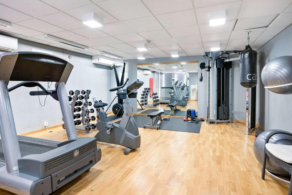 Fitness centrum a/nebo fitness zařízení v ubytování Best Western Karlshamn Spa & Relax