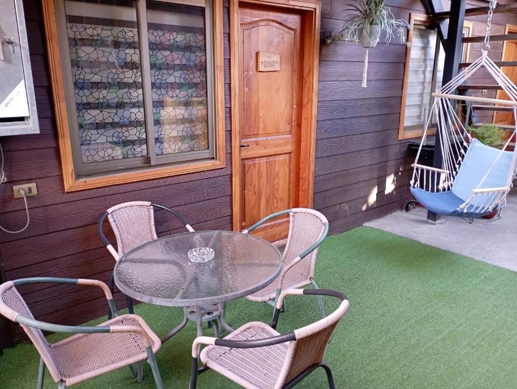 Posezení v ubytování Hostal Mahuida
