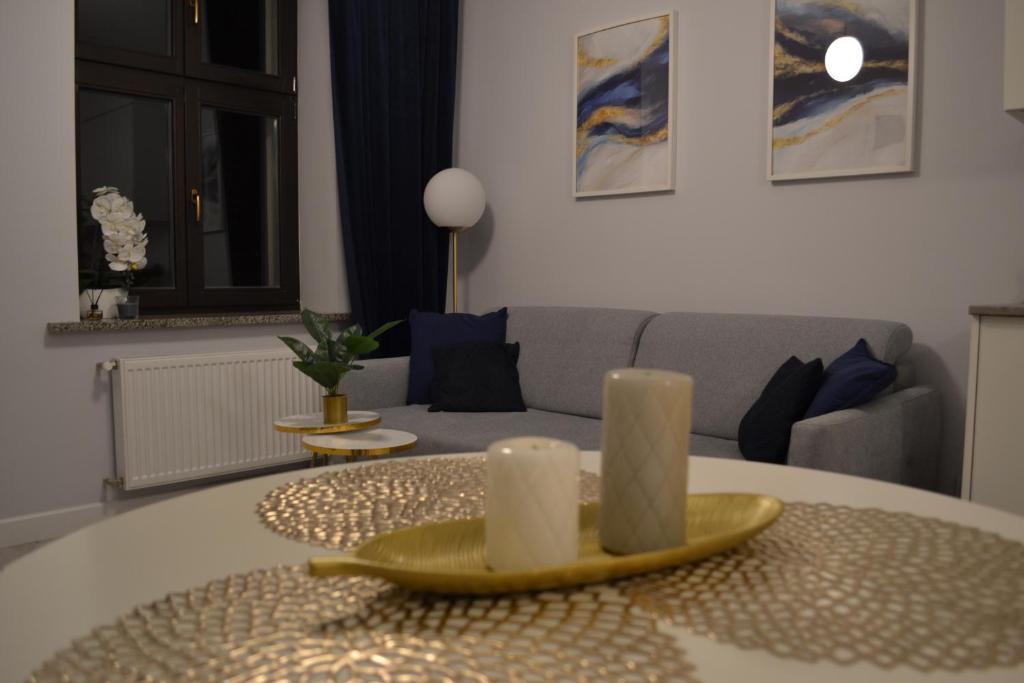 Istumisnurk majutusasutuses Apartament w centrum miasta