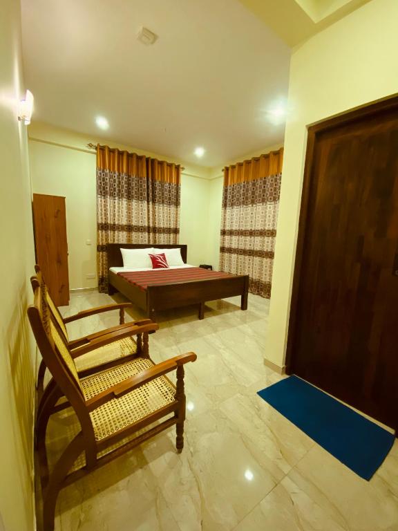 Posezení v ubytování Nirosha Guest House