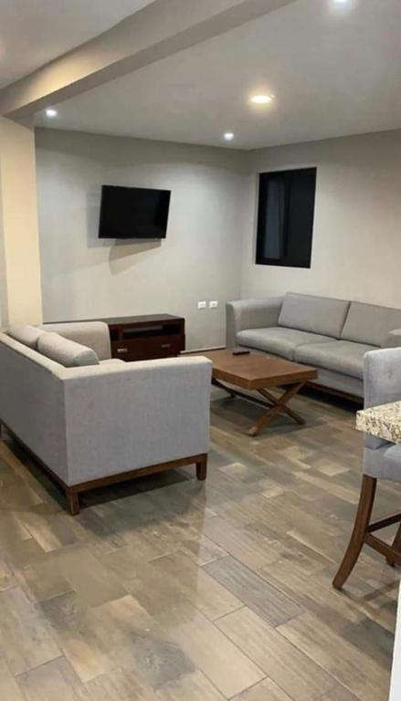 TV a/nebo společenská místnost v ubytování JM apartamentos