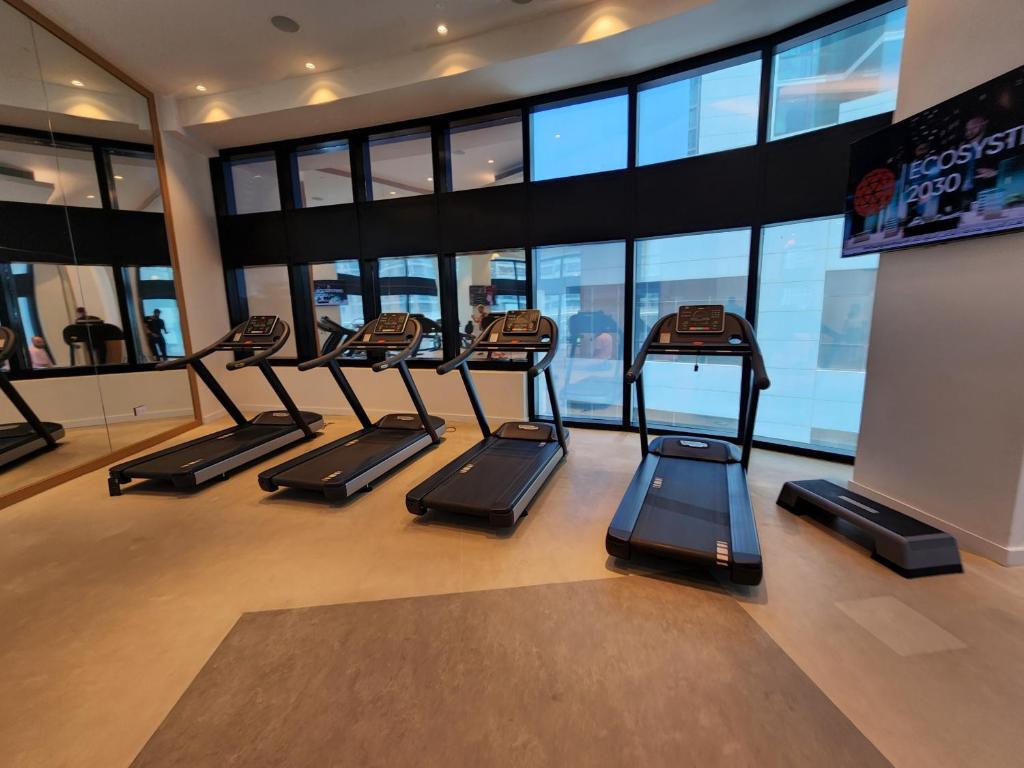 Fitness centrum a/nebo fitness zařízení v ubytování The Star @ Address Beach Residence
