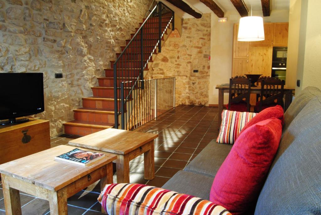 Posezení v ubytování Cal Porxo del Priorat