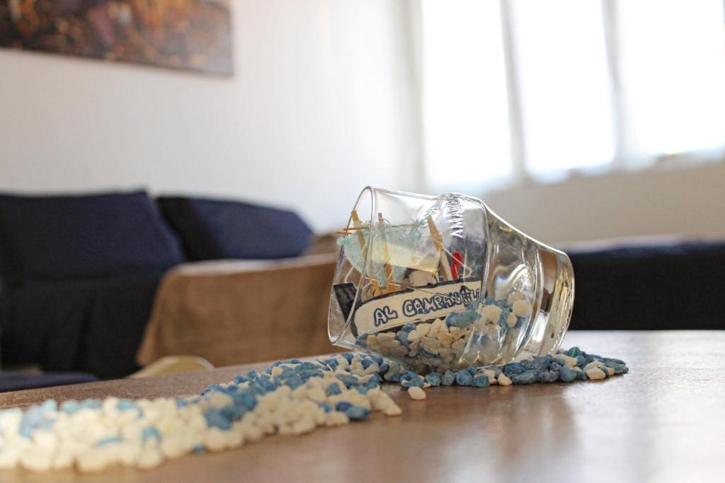 Χώρος καθιστικού στο Al campanile