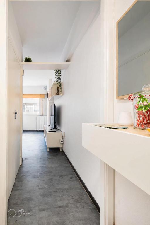 A kitchen or kitchenette at Le Studio. Único, acogedor y en el centro de Vigo.