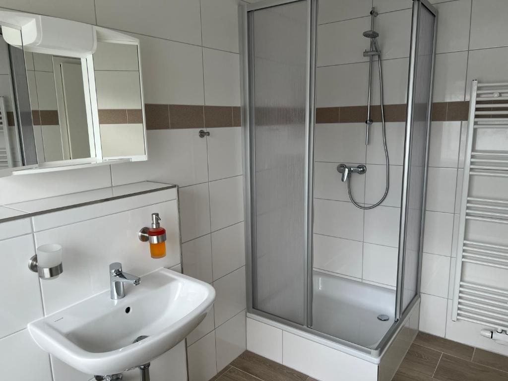 Koupelna v ubytování M&M Hotel - Neu Wulmstorf