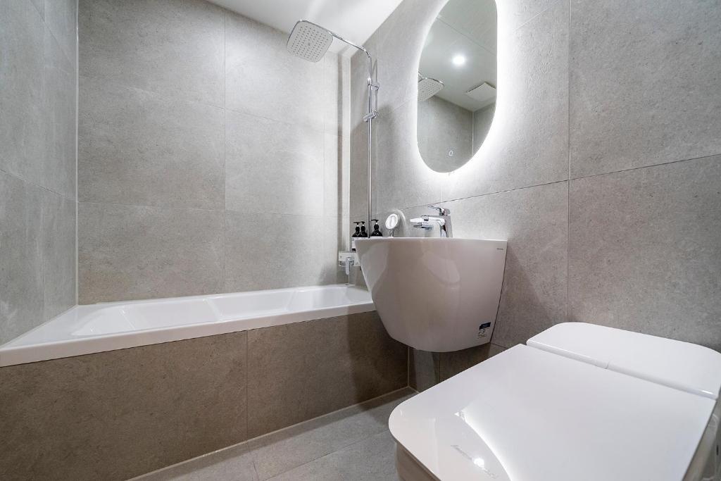 Koupelna v ubytování Browndot Hotel Namchuncheon