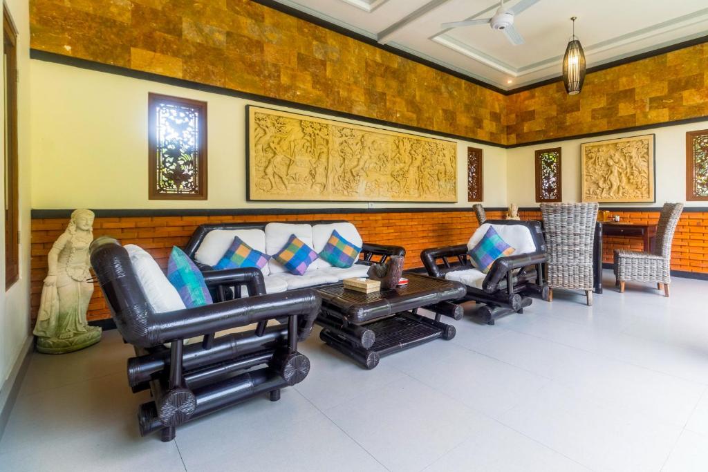 Posezení v ubytování Asli Bali Villas by AGATA